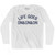Life Goes On&On&On Adult Cotton Long Sleeve T-shirt by Ultras
