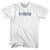 Fubar Adult Cotton T-shirt - White