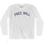Free Will Adult Cotton Long Sleeve T-shirt by Ultras