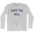 Pass The Ball Adult Cotton Long Sleeve T-shirt by Ultras