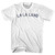 La La Land Adult Cotton T-shirt - White