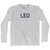 Leo Adult Cotton Long Sleeve T-shirt by Ultras