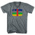 Central African Republic Country Flag Tri-Blend V-Neck Womens Junior Cut T-Shirt by Ultras
