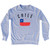 Chile Country Flag Heritage Adult Tri-Blend Sweatshirt by Ultras