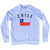 Chile Country Flag Heritage Adult Tri-Blend Sweatshirt by Ultras