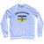 Central African Republic Country Flag Heritage Adult Tri-Blend Sweatshirt by Ultras