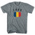 Chad Country Flag Heritage Adult Tri-Blend T-Shirt by Ultras