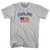 Curling USA Flag Adult Cotton T-shirt Ultras