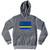 Curacao Country Flag Tri-Blend Hoodie by Ultras