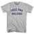 Free Man Walking Womens Cotton Junior Cut T-Shirt - Grey Heather