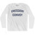 Freedom Convoy Adult Cotton Long Sleeve T-shirt - White