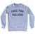 Free Man Walking Adult Tri-Blend Sweatshirt - Heather Grey