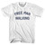 Free Man Walking Womens Cotton Junior Cut T-Shirt - White