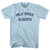 Milk River Alberta Adult Cotton T-shirt - Light Blue