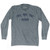 Try, Try, Try Again Adult Tri-Blend Long Sleeve T-shirt - Athletic Grey
