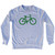Green Power Bicycle Adult Tri-Blend Sweatshirt by Ultras