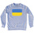 Ukraine Country Flag Adult Tri-Blend Sweatshirt by Ultras