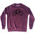 Green Power Bicycle Adult Tri-Blend Sweatshirt by Ultras