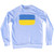 Ukraine Country Flag Adult Tri-Blend Sweatshirt by Ultras