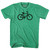 Green Power Bicycle Adult Tri-Blend T-shirt by Ultras
