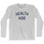 Health Aide Adult Cotton Long Sleeve T-shirt by Ultras