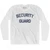 Security Guard Adult Cotton Long Sleeve T-shirt by Ultras
