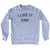 I Like It Raw Adult Tri-Blend Sweatshirt by Ultras
