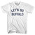 Let's Go Buffalo Womens Cotton Junior Cut T-Shirt by Ultras