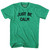 Just Be Calm Adult Tri-Blend T-shirt by Ultras