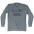 I Will Be Back Adult Tri-Blend Long Sleeve T-Shirt By Ultras