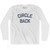 Circle Back Adult Cotton Long Sleeve T-Shirt by Ultras