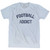 Football Addict Adult Tri-Blend T-shirt - Athletic White
