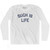 Such Is Life Adult Cotton Long Sleeve T-Shirt by Ultras