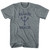 American Samoa Palagi Beach Trident Youth Tri-Blend by Life On the Strand
