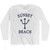 California Sunset Beach Trident Adult Cotton Long Sleeve by Life On the Strand