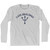 Delaware Cape Henlopen Trident Adult Cotton Long Sleeve by Life On the Strand