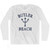 Florida Butler Beach Trident Adult Cotton Long Sleeve by Life On the Strand