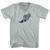 Running Winged Foot Adult Tri-Blend V-neck T-shirt - Athletic Cool Grey