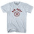Big Cozy 50 Basketball Adult Tri-Blend T-shirt - Athletic White