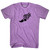 Running Winged Foot Adult Tri-Blend T-shirt - Athletic Purple