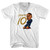 Mbappe France 10 Big Head Adult Tri-Blend V-neck T-shirt - White