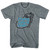 Fiji Rugby Flying Fijians Youth Tri-Blend T-shirt - Athletic Grey
