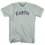 Earth Adult Tri-Blend T-shirt - Athletic Cool Grey
