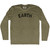 Earth Adult Tri-Blend Long Sleeve T-shirt - Military Green