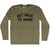Get Back To Work Adult Tri-Blend Long Sleeve T-shirt - Military Green