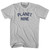 Planet Nine Adult Cotton T-shirt - Cool Grey