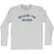 Release The Hounds Adult Cotton Long Sleeve T-shirt - Grey Heather
