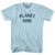 Planet Nine Adult Cotton T-shirt - Light Blue