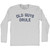 Old Guys Drule Adult Cotton Long Sleeve T-shirt - Grey Heather