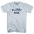Planet Nine Adult Tri-Blend T-shirt - Athletic White